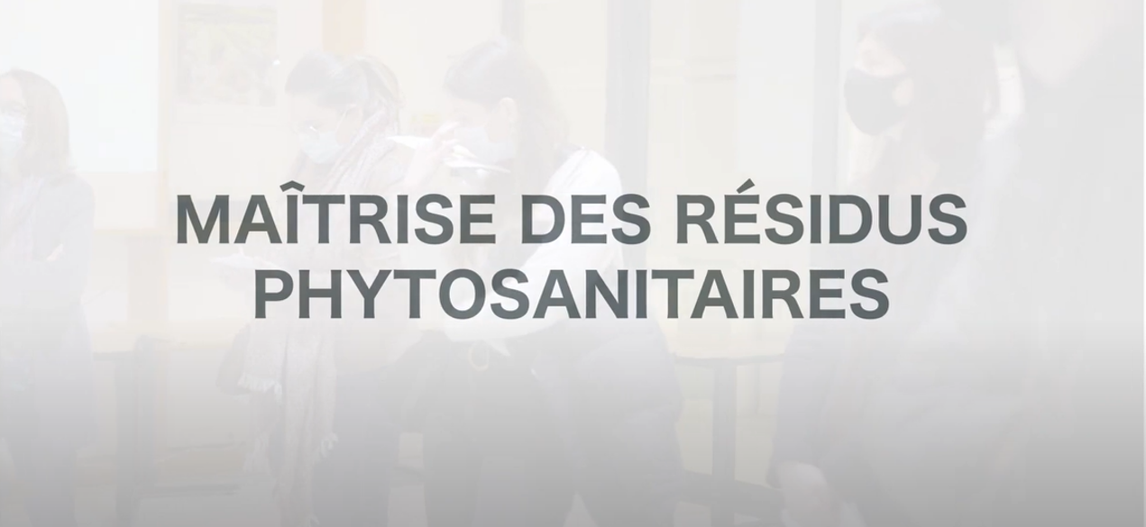 Maîtrise des résidus phytosanitaires